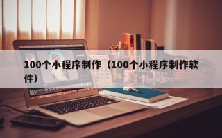 大理100个小程序制作（100个小程序制作软件）